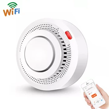 Умный wifi датчик дыма USmart SD-01w, поддержка Tuya | Android/iOS (7366)