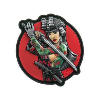 Нашивка M-Tac Tactical girl №3 Водограй Бірюза PVC 2000000156484