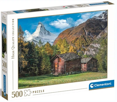 Пазли Clementoni High Quality Collection - Чарівний Матергорн, Швейцарія / 500 елементів (35523)