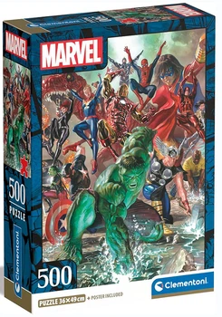 Пазли Clementoni Compact - Месники / Disney Marvel The Avengers / 500 елементів (35546)