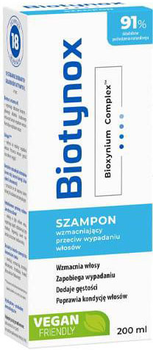 Шампунь від випадіння волосся Biotynox Biofarm 200 мл (5907695218466)