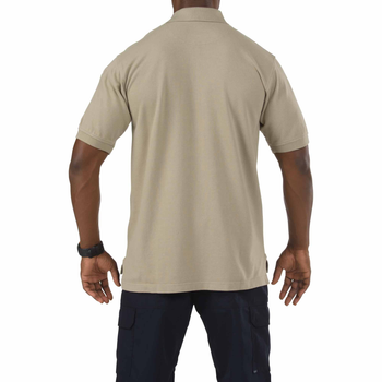 Футболка Поло тактическая с коротким рукавом 5.11 Tactical Professional Polo - Short Sleeve S Silver Tan