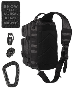 Рюкзак однолямочний TACTICAL BLACK ONE STRAP ASSAULT PACK LARGEBlack