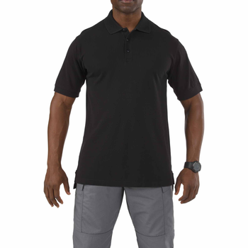 Футболка Поло тактическая с коротким рукавом 5.11 Tactical Professional Polo - Short Sleeve XL Black