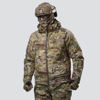 Комплект військової форми. Зимова куртка мембрана + штани з наколінниками UATAC Multicam XL