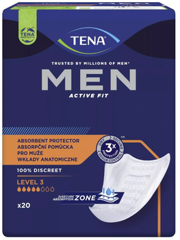 Чоловічі урологічні прокладки Tena Super 20 шт (7322540792065)