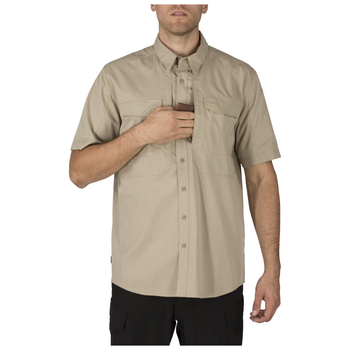 Сорочка тактична з коротким рукавом 5.11 Stryke™ Shirt - Short Sleeve S Khaki