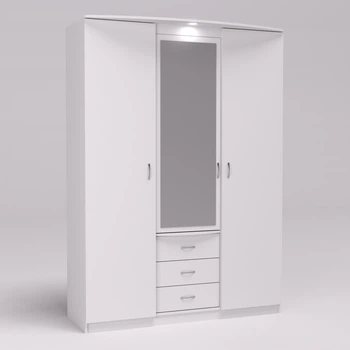 Шкаф Диана Континент 1500х650х2100 Белый