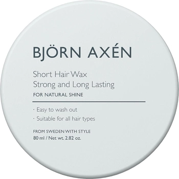 Wosk do włosów Björn Axén Short Hair Wax 80 ml (7350001701950)