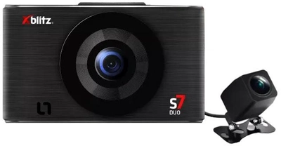 Wideorejestrator Xblitz S7 DUO 1080p z kamerą cofania 720p (5902479673127)