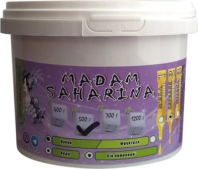 Сахарная паста для шугаринга Madam Saharina средняя 500 г