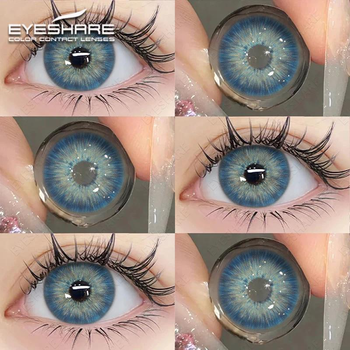 Цветные линзы голубые яркие Pattaya Blue Eyeshare