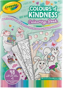 Раскраска Crayola Color Of Kindness 48 страниц и 1 страница наклеек (5010065027374)
