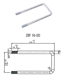 Драбина М8 110*52 Winterhoff ZBF 10-SD 1860047