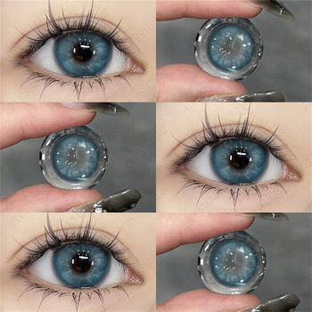 Цветные контактные линзы голубые Venice Eyeshare