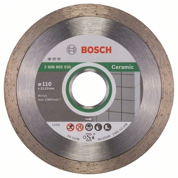 Круг алмазний Bosch Professional for Ceramic 110 x 22,23 x 1,6 x 7,5 mm (2608602535)