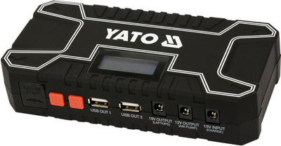 Пусковий пристрій/павербанк YATO 12000 мAг (YT-83082)