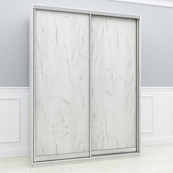 Шафа-купе Viant Ligth Kombo ДСП 1800х450x2200 мм Дуб крафт білий