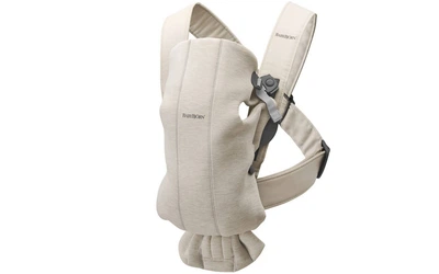 Рюкзак-кенгуру для немовлят BabyBjorn MINI 3D Jersey Light Beige