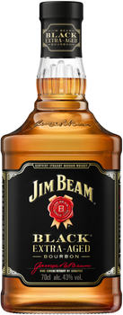 Віскі Jim Beam Black Extra Aged 0.7л 43% (5060045586810)