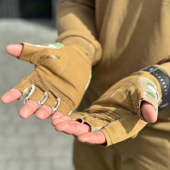 Перчатки Mechanix с открытыми пальцами и усиленными ладонями мультикам размер XL