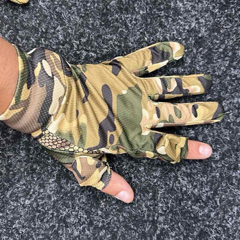 Влагоотводные перчатки Coolmax со съемными пальцами мультикам размер L