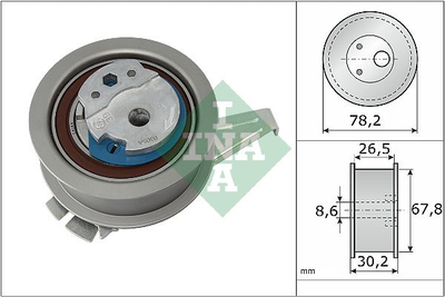 Натяжний ролик ременя ГРМ INA 531 0847 10 Volkswagen Passat, Tiguan 04L109243H