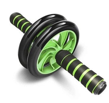 Фитнес колесо двойной ролик для пресса и других групп мышц Double wheel Abs