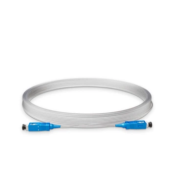 Патч-корд оптичний NanoConnect SC/UPC-SC/UPC Прозорий PVC, Singlemode G.657.А2 (SM) , Simplex, 0,9мм - 20 м