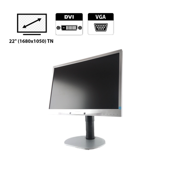 Монитор Philips Brilliance 220B4L / 22" (1680x1050) TN / DisplayPort, DVI, VGA, Audio б/у