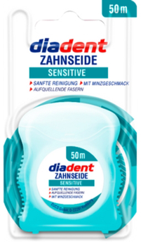 Зубна нитка Diadent Sensitiv 50 м (4311596630110)