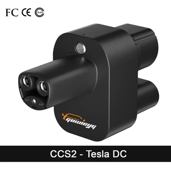Переходник, зарядный адаптер CCS2 - Tesla DC Guwieyg 300A, 1000V, 300KW