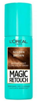 Spray tonujący do korzeni L'Oreal Paris Magic Retouch Golden Brown 75 ml (3600523388240)