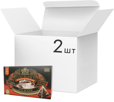 Упаковка чая черного Sun Gardens Pekoe 20 пирамидок по 2.5 г х 2 шт (4820082707415_1)