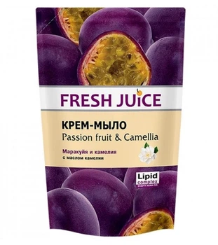 Жидкое мыло Fresh Juice Passion fruit & Сamellia дой-пак 460 мл