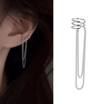 Бижутерия серьги-клипсы-каффы из медицинской стали JWER Style 2 424