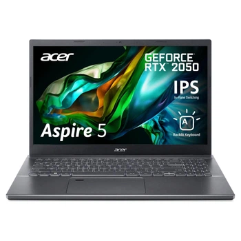 Ноутбук Acer Aspire 5 A515-57G-35VM (NX.KMHEU.003) Steel Gray / Intel Core i3-1215U / RAM 8 ГБ / SSD 512 ГБ / nVidia GeForce RTX 2050, 4 ГБ / Подсветка клавиатуры