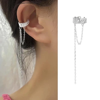 Біжутерія сережки-кліпси-кафи з медичної сталі JWER Style 13 423