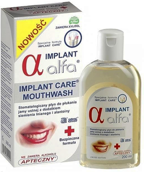 Płyn do płukania jamy ustnej Atos Implant Alfa 200 ml (5907437022092)