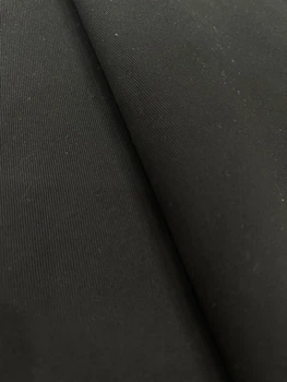Тканина Стрейч-котон чорний 300г/м2 150см 1пог.м (ADE 519)