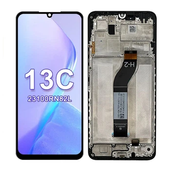 Дисплей Xiaomi Redmi 13C 5G, Poco C65 (ver. V3), с тачскрином, в рамке, Black
