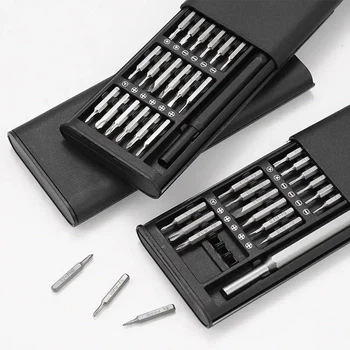 Набор отверток 25 в 1 Torx Hex Precision DIY с кейсом, магнитные биты, отвертки для ремонта телефонов