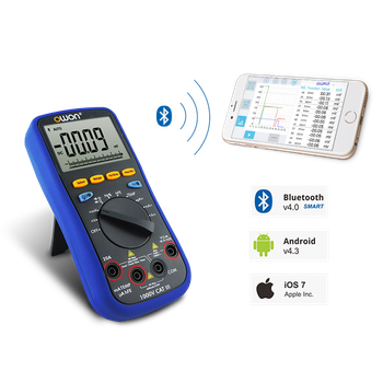 Цифровой мультиметр (true RMS, bluetooth, подключение к ПК) OWON B35T+