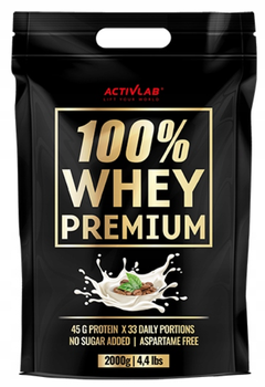 Протеїн ActivLab 100% Whey Premium 2000 г Кава (5907368845937)