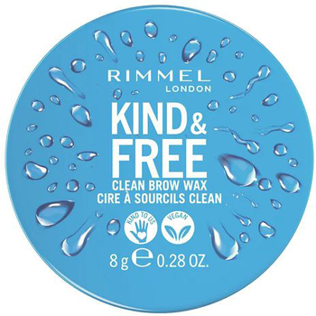 Віск для брів Rimmel Kind y Free Clean 001 Clear 8 г (3616303995683)