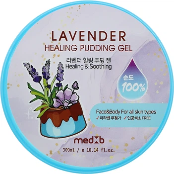 Універсальний загоювальний гель з екстрактом лаванди - Med B Lavender Healing Pudding Gel 300ml (1081012-67593)