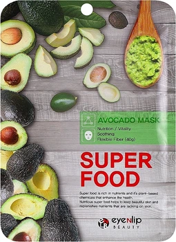 Тканевая маска для лица "Авокадо" - Eyenlip Super Food Avocado Mask 10x23ml (825707-142270)