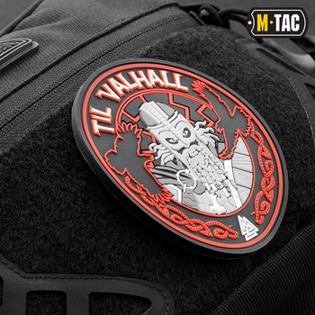 Нашивка Valhall Til Red/Black PVC M-Tac