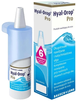 Krople do oczu Bausch & Lomb Hyal-Drop Pro 10 ml (4030571007005)