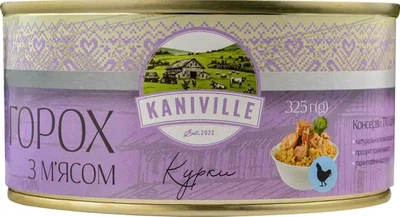 Каша горохова з курятиною 325 г, Kaniville